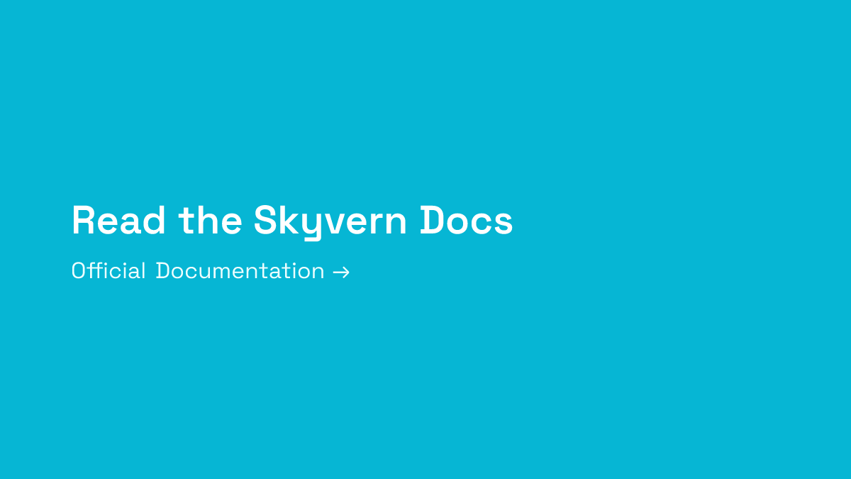 Read the Skyvern Documentation